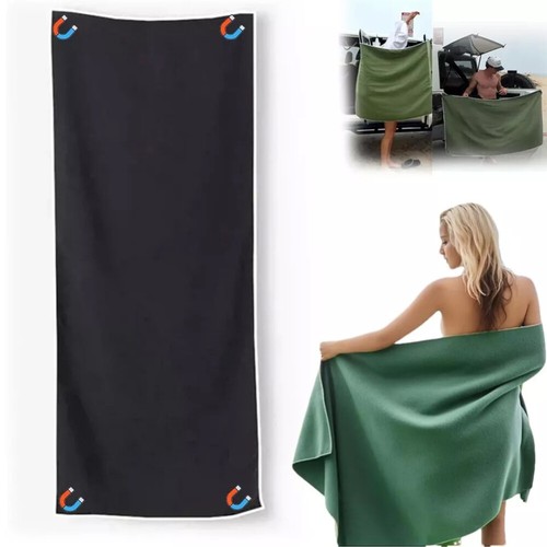Multifunctional Outdoor Magnetic Bath Towel Portable Magnet Towels Quick-drying - Picture 14 of 20