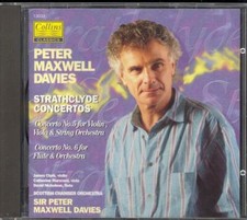 MAXWELL DAVIES - Violin & Viola / Flute Concerto - CLARK / MARWOOD / NICHOLSON