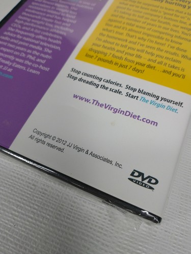 The Virgin Diet J.J. Virgin DVD 2012 New - Picture 3 of 4