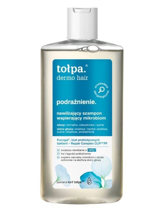 Tolpa Dermo Hair Irritation,moisturizing shampoo supporting the microbiome,250ml