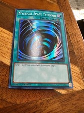 Mystical Space Typhoon RA02-EN048 1st Edition Super Rare NM + BONUS
