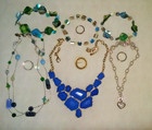 Fashion Jewelry Lot - Necklaces - Rings - Bracelets - Rings - 10 Pc. Lot.