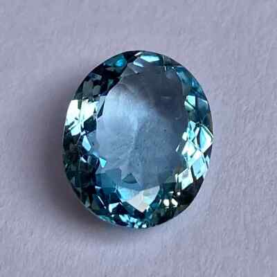 Oval Cut Aquamarine Loose Gemstone Aqua Color  Gemstone For Jewelry Making