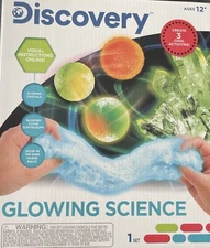 Discovery Kids GLOWING Science Experiment Kit Educational Learn BRAND NEW