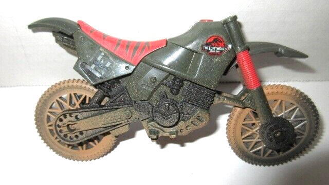 Vintage 1997 Jurassic Park Lost World Dino Snare, Dirt Bike & Air