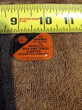 NEW 1938 Vintage Shurlite Flints Gas and Torch Lighter Six Renewals Metal Tin