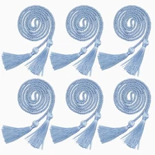 6pcs Graduation Honor CordBlue Graduation Yarn Honor Tassel Cords for Graduat...