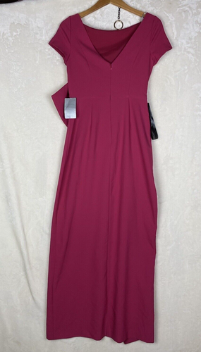 New Kay Unger Franca Column Gown Size 2 $318.00 New With Tag Pink Formal - Picture 6 of 14