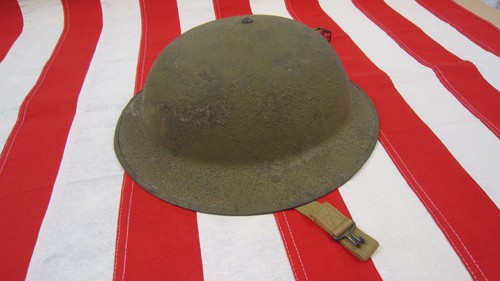 Ejército de los E. E. U. U. Usmc WW2 Casco M1917 A1" KELLY " N º Serie Fkh 30- - Imagen 2 de 10