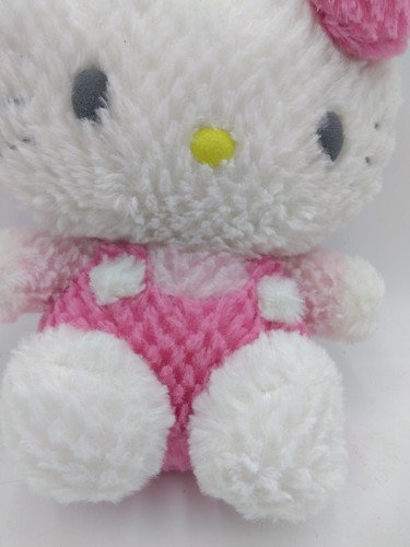 Sanrio Hello Kitty 2007 Pink 10” Plush Toy Stuffed White Pink Bow - Picture 3 of 7