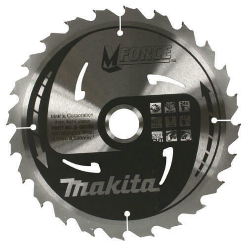 Makita MFORCE Wood Cutting Saw Blade 180mm 24T 30mm - Picture 1 of 1