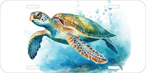 TORTUGA TORTUGA DISEÑO TU PROPIO SURTIDO PLACA DE METAL IMPRESA UV N - Imagen 3 de 4