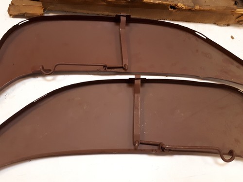 60 MERCURY FENDER SKIRTS 1960 MERC FACTORY STEEL Pair NOS C0MB-6427964-A FoMoCo - Picture 6 of 8
