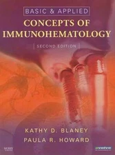 Basic & Applied Concepts of Immunohematology, 2e - Hardcover - GOOD
