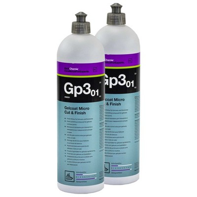 Maschinenpolitur Gelcoat Micro Boote Cut & Finish GP3.01 Koch Chemie 2 X 1 Liter
