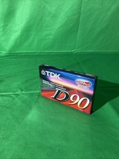TDK D90 Blank Audio Cassette Tapes Pack of 5 Normal Bias New Sealed