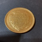 DANIEL BOONE 1969 BICENTENNIAL TOKEN-GOLD PLATED-NICE LUSTER — photo 2