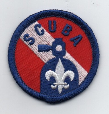 Scuba Activity Patch (New Design), ''Since 1910'' Slogan Backing, Mint!
