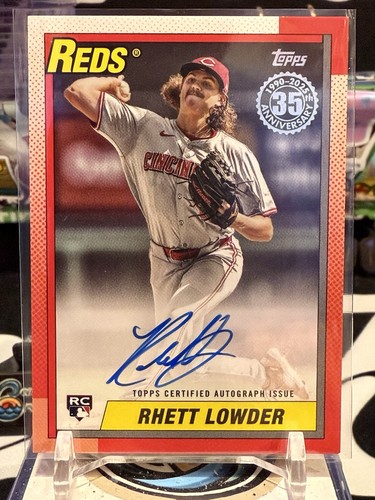 2025 Topps Series 2 #90B2-RL Rhett Lowder RC 1990 AUTO Rookie Card Autograph TZ