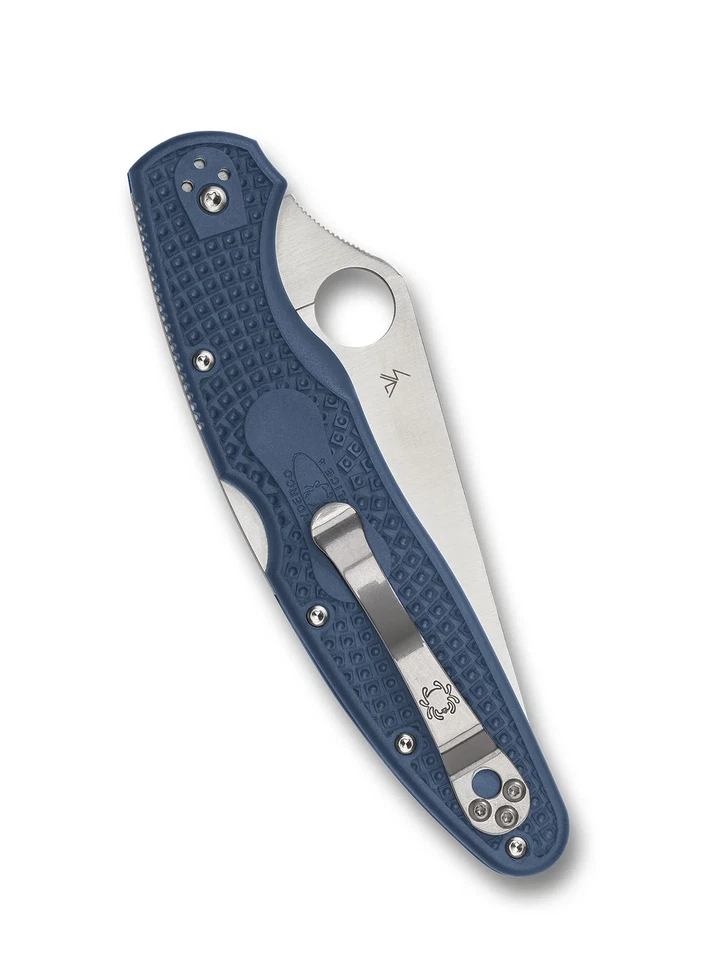 Cuchillo de bolsillo Spyderco Knives Police 4 C07PCBL4 azul cobalto FRN CPM SPY27 Foto 3 de 3