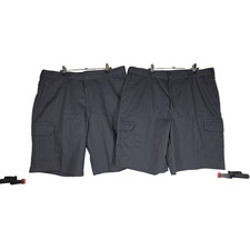 Vtg Mens Cintas Cargo Works Shorts 38 Khaki Gray Y2k Mechanic Workwear Lot of 2