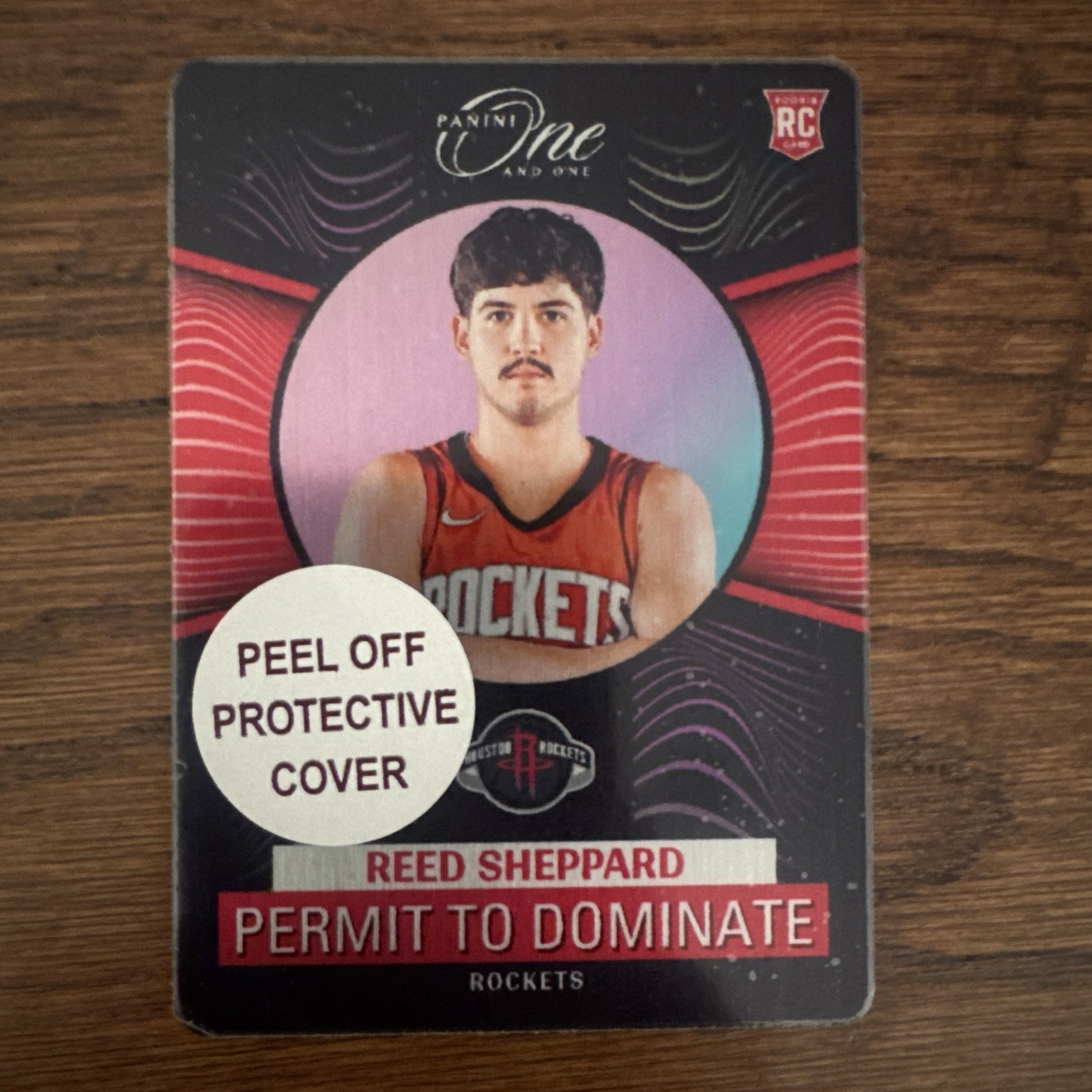 2024-25 Panini One And One Reed Sheppard #10 RC Permit to Dominate Case Hit SSP