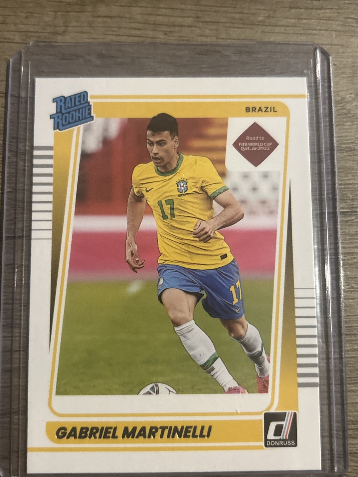 Gabriel Martinelli Brazil 2021-2022 Donruss Rated Rookie 