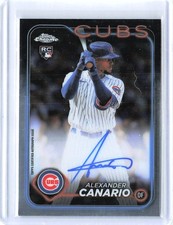 2024 Topps Chrome Alexander Canario Rookie Autographs Baseball Card AU