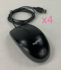 Logitech M-U002 Wired USB Mouse Lot of 4 