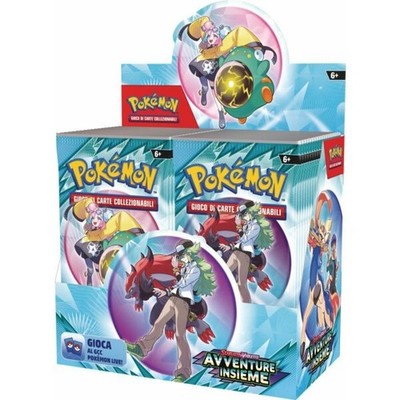 POKEMON - ABENTEUER ZUSAMMEN - DISPLAY 36 UMSCHLÄGE - ITALIENISCH - SEALED NEU