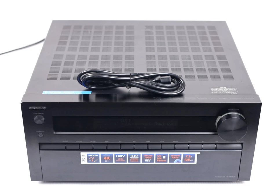 Onkyo TX-NR809 7.2 Network 4K AV Receiver 135 WPC u258 - Image 4 of 4