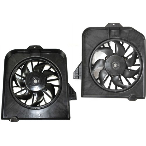 Radiator Cooling Fan For 2001-2005 Chrysler Town & Country Left & Right Set of 2 - Picture 1 of 9