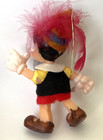 Vintage 1950's HONG KONG Plastic and Felt ~ PINOCCHIO ~ Christmas Ornament 3" — photo 6