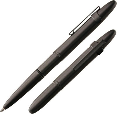 Fisher Space Pen Bullet 400BCL Matte Black w/ Clip Made in USA