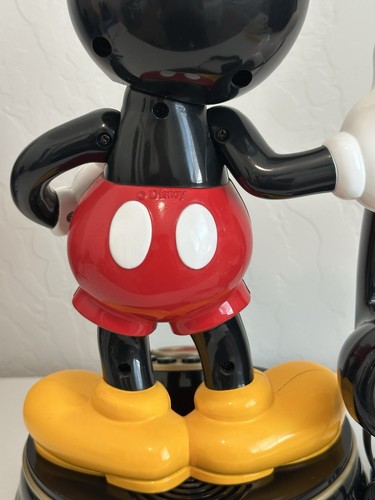 Vintage 1997 Mickey Mouse Touch Dial Telephone Sound Works & Mickey Moves - Picture 7 of 11