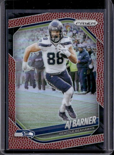 2025 Panini Prizm AJ Barner Pigskin #/180 Seahawks