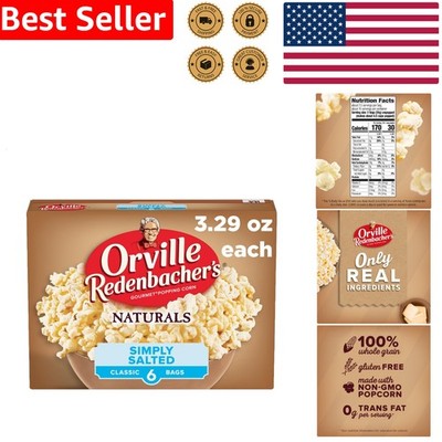 Orville Redenbacher Naturals Simply Salted Microwave Popcorn 6 Boxes Gluten Free