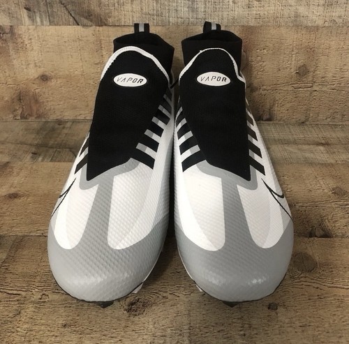 Nike Football Cleats Size 12.5 Vapor Edge Pro 360 White Pure Platinum DQ3670-100 - Picture 5 of 9