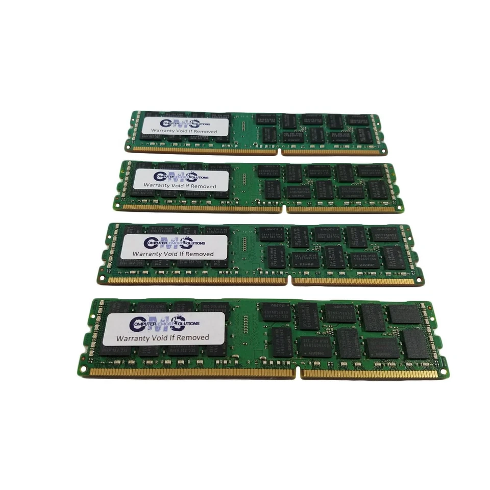 32GB (4x8GB) Memory RAM Compatible DELL PowerEdge R410 1333 ECC REGISTER B103 - Image 2 of 2