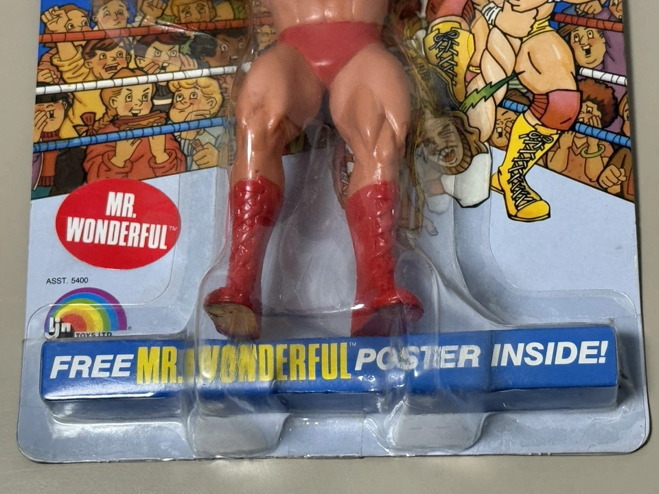 WWF Mr. Замечательная экшн-фигурка Paul Orndorff (1985) LJN 8 дюймов новая неперфорированная - Изображение 4 из 4