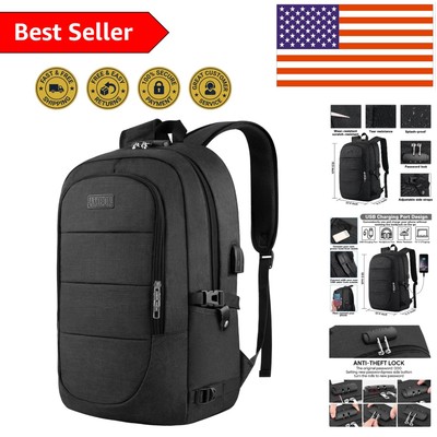 Versatile Travel & Business Backpack for 15.6-17.3'' Laptops - USB & Ergonomic