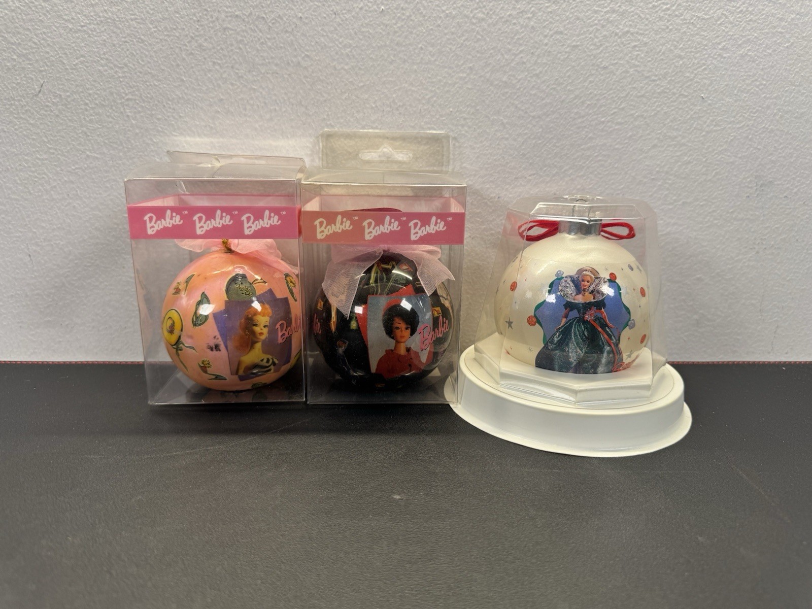 1995 JCPenney Holiday Christmas Barbie Hallmark Ornament Set of 3