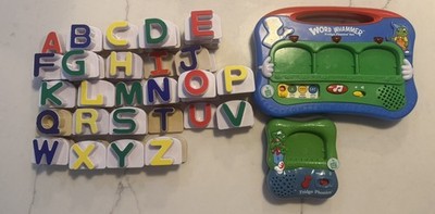 Retro Leap Frog Fridge Phonics & Word Whammer w/Full Alphabet + 26 Extras-WORKS