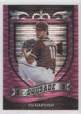 2021 Panini Chronicles Crusade Pink Pulsar Prizm Yu Darvish #7 9o3