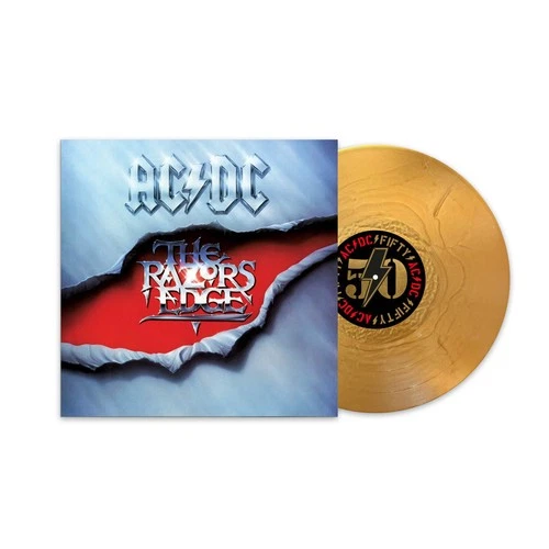 AC/DC The Razors Edge 50th Anniversary LP Gold Vinyl NEW SEALED