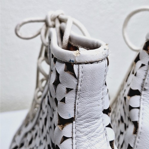 Jeffrey Campbell X UO Lita Boots Daisy Floral Cut Out 6.5 Platform Festival Boho - Picture 6 of 13