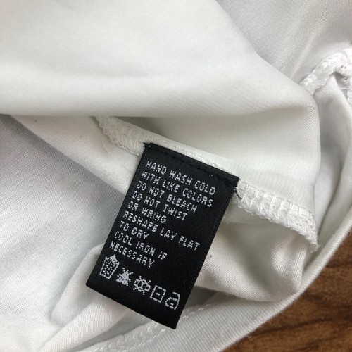 August Silk Women Sz 1X White Silky Tank Top Shirt - Picture 7 of 10