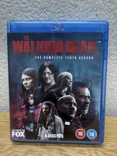 The Walking Dead: Complete Tenth Season Blu-ray 6 Disc Set REGION B Case Cracked