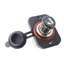 12V-24V Vehicle Cigarette Lighter Replacement Plug & Socket Assembly Set 