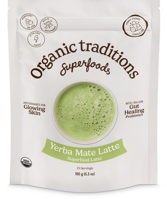 Yerba Mate Tea Latte, Blend With Matcha , Mint And Coconut Milk , Smooth Inst...